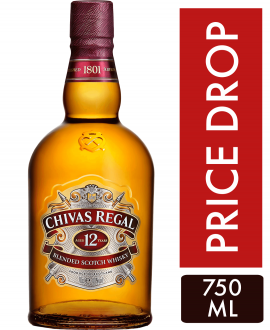Chivas Regal Aged 12 Year Scotch Whisky Price in India | Talli